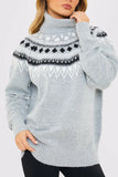 Fairisle Roll Neck Jumper