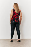 Abstract Scoop Cami Top
