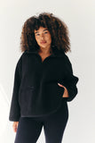 Borg Lined Half Zip Up Fleece