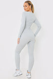 Long Sleeve Scoop Neck Unitard
