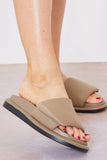 Foldover Strap Padded Sliders