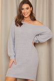 Off The Shoulder Knitted Dress