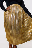 Plisse Maxi Skirt