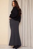 Woven Polka Dot Midaxi Skirt