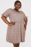 V Neck Skater Dress