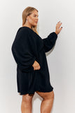 Balloon Sleeve Smock Mini Dress