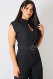 Key Hole Front Jumpsuit