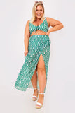 Printed Chiffon Wrap Maxi Sarong