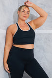 Contrast Adjustable Medium Support Sports Bra