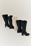 Kylie Heeled High Leg Boot
