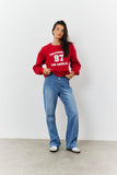 97 Printed Varsity Sweatshirt