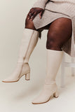 Kylie Heeled High Leg Boot