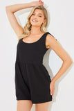 Tie Shoulder Fuller Short Playsuit