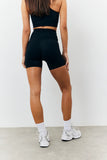 Soft Touch Crossover Waist Cycling Shorts