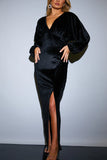 Velvet Bust Detail Maxi Dress