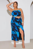 Abstract Print Maxi Co-Ord Skirt