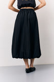 Black Balloon Co-Ord Midi Skirt