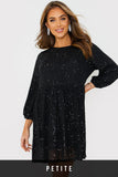 Sequin Smock Mini Dress
