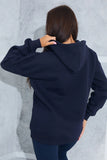Oversized Zip Through Sweatshirt