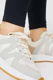Suede Contrast Colour Trainers