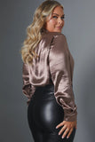 Shimmer Wrap Bodysuit