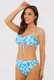 Floral High Leg Bikini Brief
