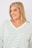 V Neck Oversized T-Shirt