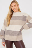 Recycled Stripe Tonal Knitted Jumper